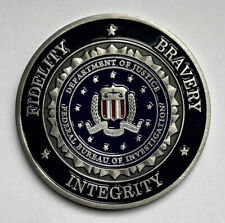 DOJ Federal Bureau Of Investigation FBI Saint Michael Challenge Coin V2 picture