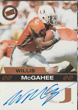 Willis McGahee 2003 Press Pass rookie RC autograph auto card picture