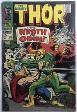 The Mighty THOR #147 Marvel Comics 1967 vs LOKI Origin of the INHUMANS KEY picture