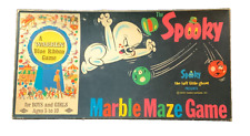 VINTAGE WARREN BLUE RIBBON GAME - ‘SPOOKY TUFF LITTLE GHOST’ MARBLE MAZE GAME picture