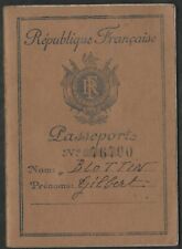 French Passport 1951 picture