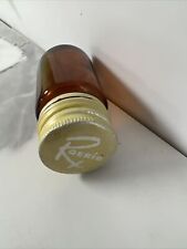Vintage Brown Roerig Rx Medicine  Bottle 2 1/2 Inches Tall picture