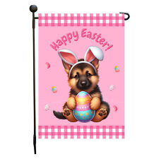 Easter Day Dogs Outdoor Garden Flag with Many Design Double Sided 12.5x18