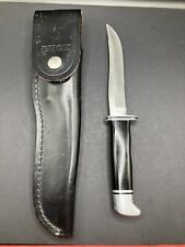 Vintage Buck 105 Fixed Blade Pathfinder Knife and Original Sheath Made In USA picture