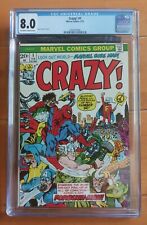 Vintage Crazy #1 (1973) CGC 8.0 Marvel Comics Marie Severin Cover  a must have picture
