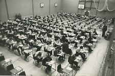 Public School Boys Taking Exam UK Sussex Gymnasium Hall Original Photo A0791 A07 picture
