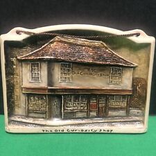 Vtg The Old Curiosity Shop Wall Plaque Souvenir Travel London Charles Dickens picture