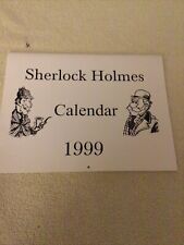 Sherlock Holmes Calendar 1999 by William Dorn, VG picture