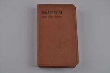 Vintage New Testament King James Pocket Size Bible  picture