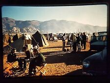 NH03 ORIGINAL KODACHROME 35MM SLIDE 1960s HUGE BOY SCOUT CAMP NEAR MOUNTAINS picture
