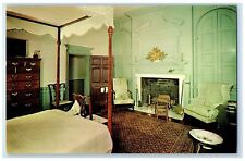 c1960s Home Of George Bed Chamber By Mr. & Mrs. Mason Scene Lorton VA Postcard picture