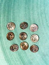 Vintage Buttons  J. McLaughlin Gold Metal Buttons picture
