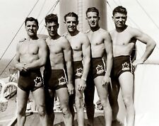1936 CANADIAN OLYMPIC WRESTLING TEAM Classic College Athlete Picture Photo 4x6 picture