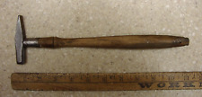 Old Used Tools,Unbranded Upholsterers  Hammer,4.1oz,Pat. 6-6-1876,RARE,AWESOME picture