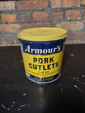 Vintage Armour's 5lb Pork Cutlets Can picture