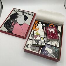 Rare Aubrey Beardsley Art Ali Baba Tin With 14 Matchboxes Vintage Vandor Japan picture