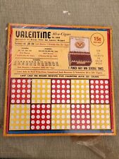 Old Advertising Gambling Punch Board - Valentine Alva Cigars Tobacco 15 Cent picture