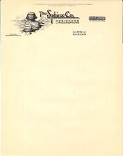 The Sphinx Co. Designers Lithographers Letter Head Blank Chicago Illustrated :D picture