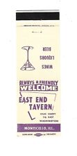 East End Tavern - Monticello, ILL.  Matchcover  Chas. Hardy picture