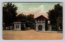 St Louis MO-Missouri, Entrance to Westmoreland Place, Vintage c1910 Postcard picture