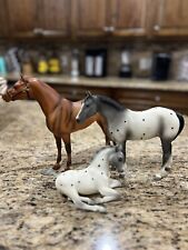 3 Beautiful Breyer Molding Co. Horses Excellent Condition. picture