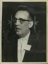 1962 Press Photo Karl McElroy, managing editor Syracuse Herald-Journal, New York picture