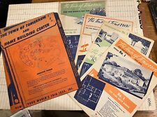 1939 New York World's Fair Town of Tomorrow Home Building Folder w/ 4 Home Plans picture