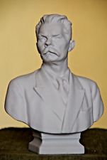 Vintage Antique Soviet Beautiful Bust Statuette USSR Great Writer Maxim Gorky picture