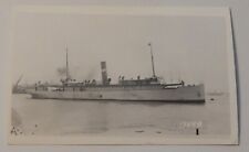 Steamship Steamer ADMIRAL SAMPSON real photo postcard RPPC picture