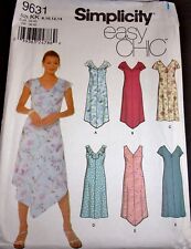 Simplicity Easy Chic Pattern 9631 Summer Dress Misses & Petite Size 8-14 Uncut picture