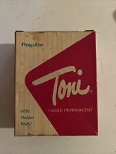 Vintage 1950s Toni Regular Hair Home Permanent Box With Contents picture