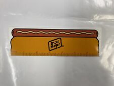 Vintage Rare HTF 7” Oscar Mayer Hot Dog Wiener Ruler Plastic Promo Advertisement picture