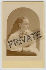Cabinet Photo - Worcester, Massachusetts - Young Lady, Long Hair  Carter Studio picture