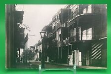Balconies St. Peter Street New Orleans Louisiana LA c1940 Real Photo RPPC picture