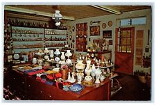 c1950's Homestead Store Gifts Interior View Homestead Iowa IA Vintage Postcard picture