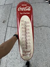  Original Vintage 1950's Coca-Cola Thermometer Sign - $65 🌡️ picture