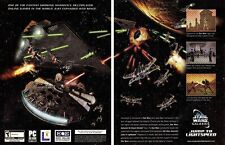 Star Wars Galaxies Jump To Lightspeed Expansion PC Promo Ad Art Print Poster picture