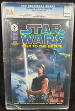 Star Wars Heir to the Empire #1 CGC 9.6 1995 1st THRAWN & M JADE CRACKED CASE picture