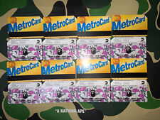 Metrocard BAPE NYC MTA 15TH ANNIVERSARY Metro card Collectible No Fare/Usable 21 picture