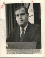 1956 Press Photo Ambassador Abba Eban before 