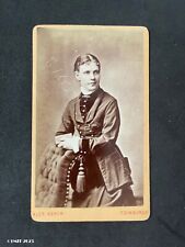 CDV Lady Book Named CUTHBERTSON, by Alex Asher Edinburgh Victorian Fashion Photo picture
