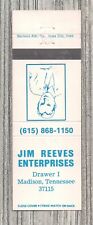 Matchbook Cover-Jim Reeves Enterprises Madison TN-8953 picture