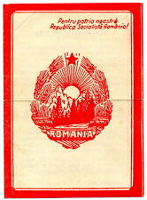 Romania Military Service Record ID Card WW2 Veteran Oath Flyer  picture