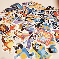 Disneys Bluey Cartoon Stickers 50 Pcs Decal Kids Dog Gifts Goodie Bags Flask picture