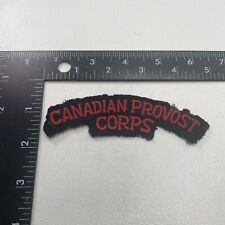 VINTAGE Canada Military CANADIAN PROVOST CORPS Patch 39G picture