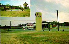 Vintage 1950s Henry Johnson's HJM Motor Lodge US Route 70 Smithfield NC Postcard picture