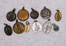 Lot 11 Vintage & Antique Religious Jewelry Catholic Pendants Charms Some Rare picture