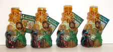LOT OF (4) HOLY FAMILY LIGHT COVER - OLD WORLD CHRISTMAS BLOWN GLASS -NEW W/TAGS picture
