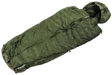 1976 Original British Army Military GB Mummy Sleeping Bag OD Green Normal W/CASE picture