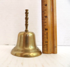 Vintage Solid  Brass Bell 3.75” Tall picture